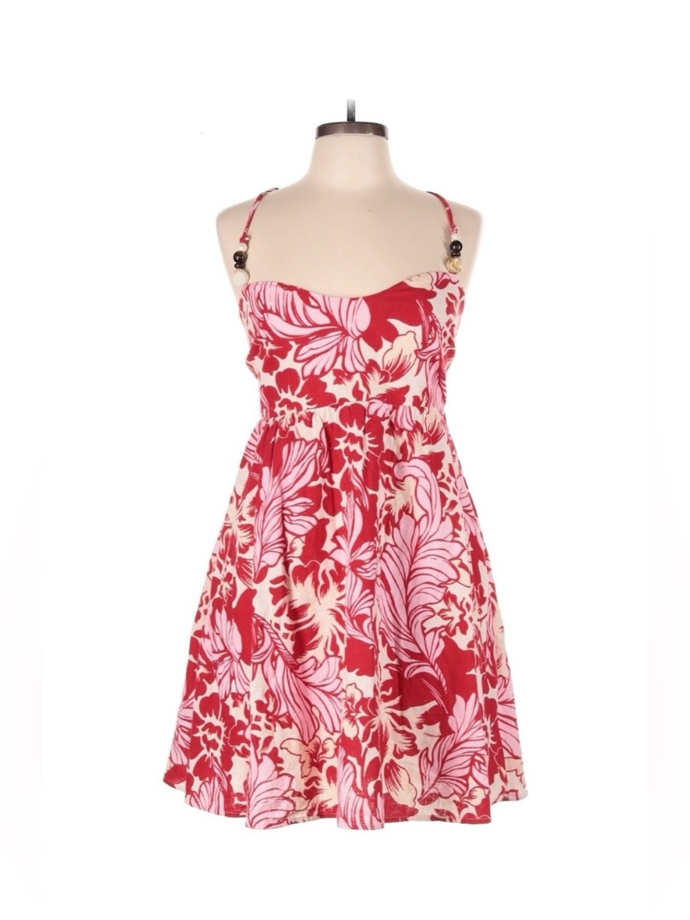 Abercrombie & Fitch floral linen skort dress